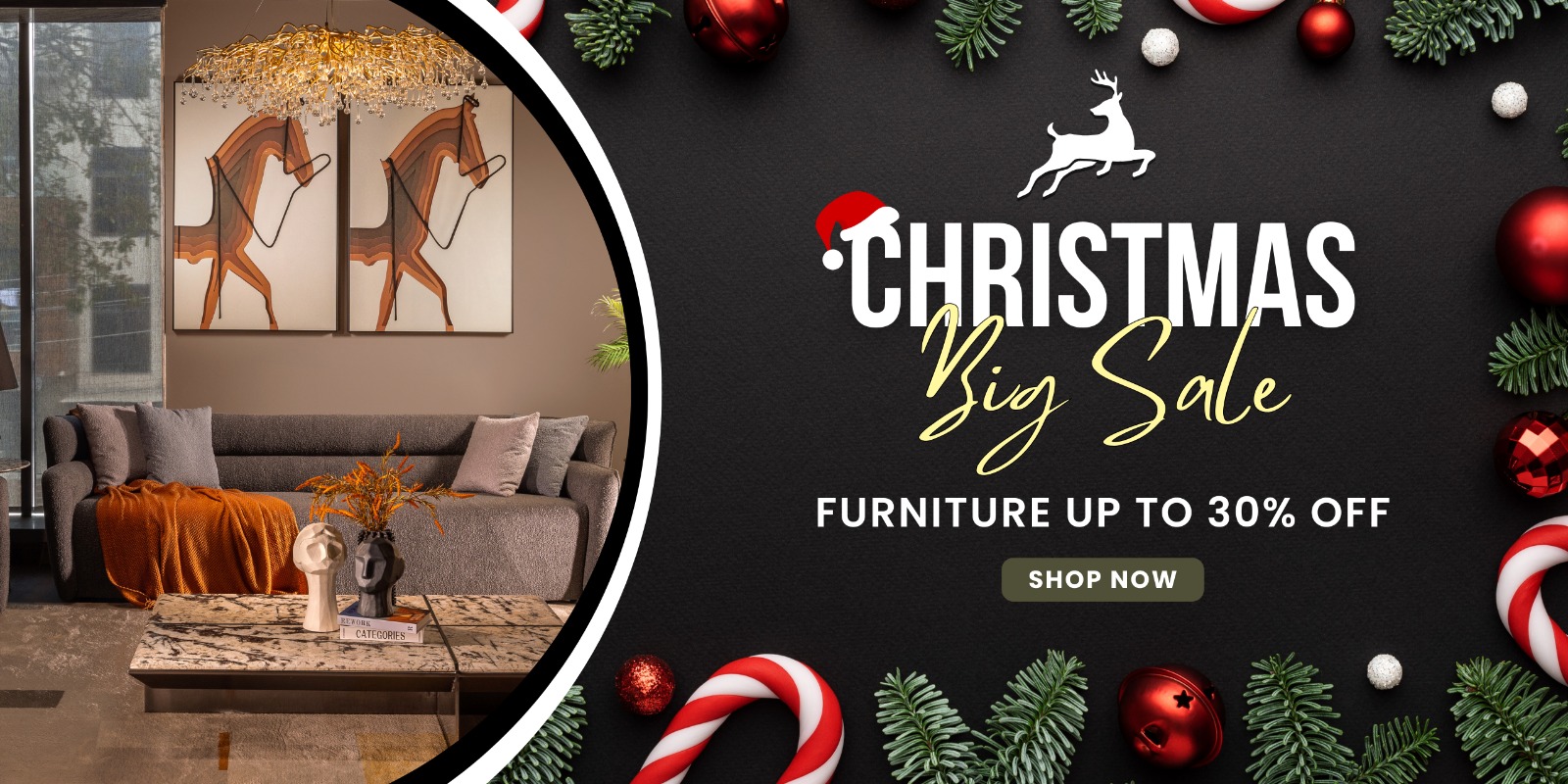 Christmas sale on furniture
